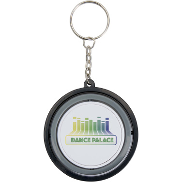 Logo trade corporate gifts image of: Spinx recycled plastic gyroscope fidget keychain